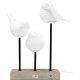 KARE DESIGN Animal Birds LED bordlampe - hvid porceln og beton