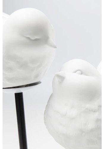 KARE DESIGN Animal Birds LED bordlampe - hvid porceln og beton