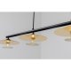 KARE DESIGN Disc Dining Quattro taklampe - messingst�l