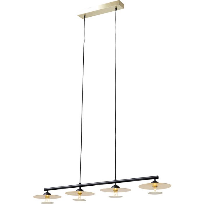 KARE DESIGN Disc Dining Quattro taklampe - messingst�l