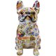 KARE DESIGN Fransk bulldog figur - flerfarget polyresin