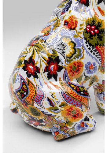 KARE DESIGN Fransk bulldog figur - flerfarget polyresin