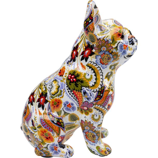 KARE DESIGN Fransk bulldog figur - multifarvet polyresin