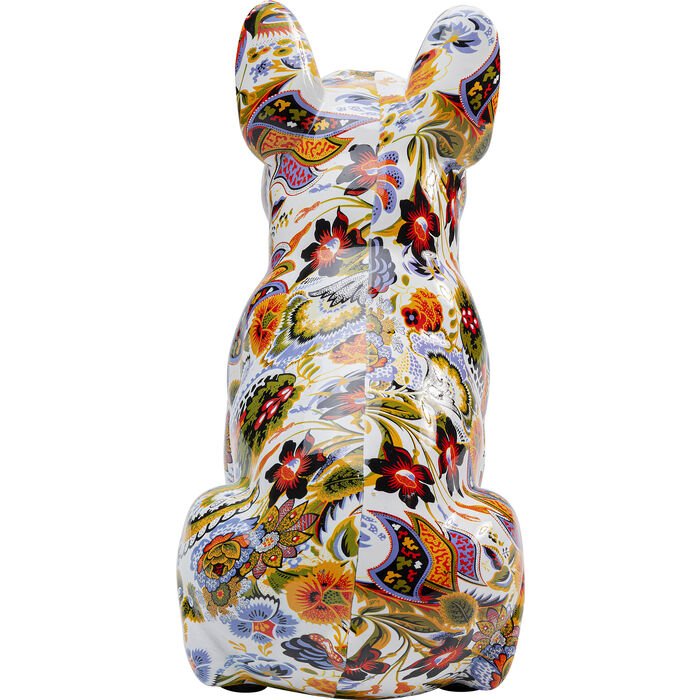 KARE DESIGN Fransk bulldog figur - flerfarget polyresin