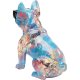 KARE DESIGN Hund med solbrillefigur - flerfarget polyresin