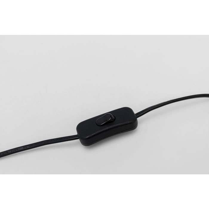 KARE DESIGN Flores Tischleuchte - Baumwolle und Goldstahl