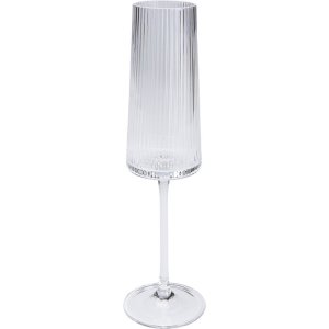 KARE DESIGN Riffle champagneglas, med spr - klart glas (H:25)
