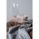 KARE DESIGN Riffle champagneglass, med riller - klart glass (H:25)