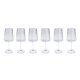 KARE DESIGN Riffle vinglass, med riller - klart glass (H:25)