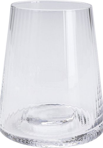 KARE DESIGN Tumbler Riffle drikkeglass, med riller - klart glass (H:11)