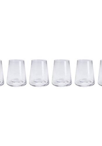 KARE DESIGN Tumbler Riffle drikkeglass, med riller - klart glass (H:11)