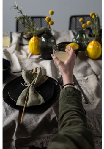 KARE DESIGN Bubble Klart drikkeglass, med bobler - klart glass (sett med 6)