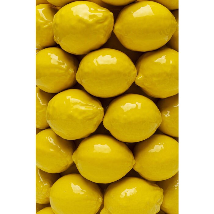 KARE DESIGN Sitronsaft vase, sylinder - gult porselen (H:43cm)