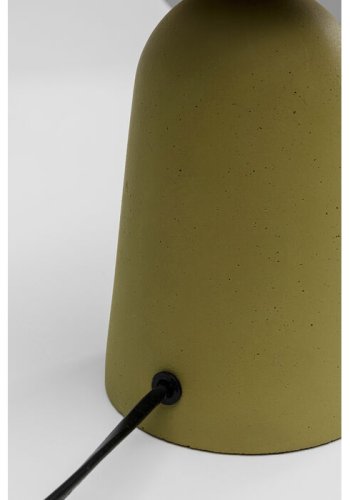 KARE DESIGN Bollie bordlampe - klar glas og grn beton cement