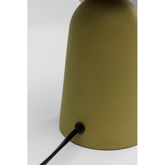 KARE DESIGN Bollie bordlampe - klar glas og grn beton cement