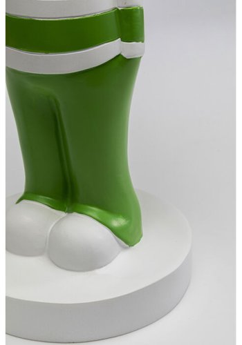 KARE DESIGN Bubble Boy Tischleuchte - weißes und grünes Polyresin und Polyethylen