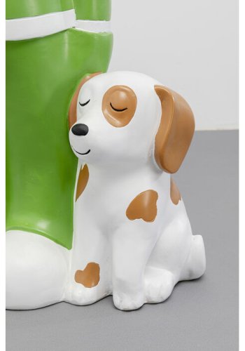 KARE DESIGN Bubble Boy figur - grn og hvid polyresin (H:82cm)