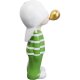 KARE DESIGN Bubble Boy figur - grn og hvid polyresin (H:82cm)