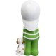 KARE DESIGN Bubble Boy figur - grn og hvid polyresin (H:82cm)