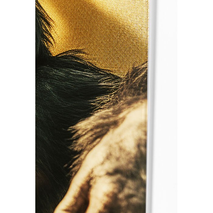 KARE DESIGN Holiday Monkey glasbillede, rektangulr - multifarvet lamineret glas (80x60)