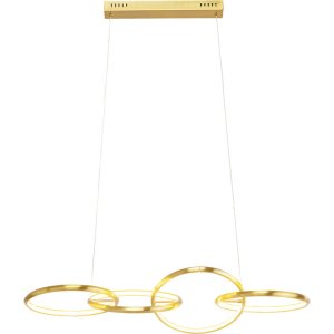 KARE DESIGN Galaxy loftlampe, LED, dmpbar, hjdejusterbar - guld aluminium og messing stl
