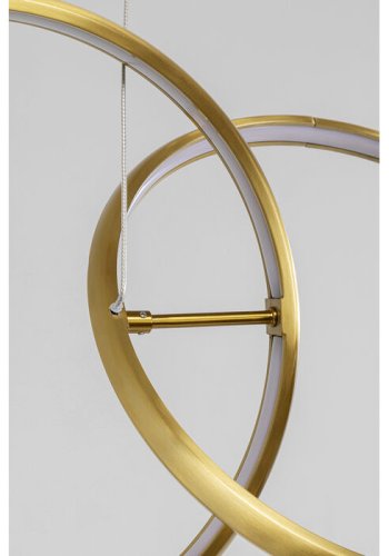 KARE DESIGN Galaxy loftlampe, LED, dmpbar, hjdejusterbar - guld aluminium og messing stl