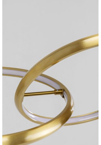 KARE DESIGN Galaxy loftlampe, LED, dmpbar, hjdejusterbar - guld aluminium og messing stl