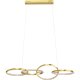 KARE DESIGN Galaxy loftlampe, LED, dmpbar, hjdejusterbar - guld aluminium og messing stl