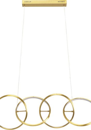 KARE DESIGN Galaxy loftlampe, LED, dmpbar, hjdejusterbar - guld aluminium og messing stl