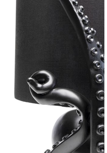KARE DESIGN Octopus bordlampe - sort polyester og sort polyresin