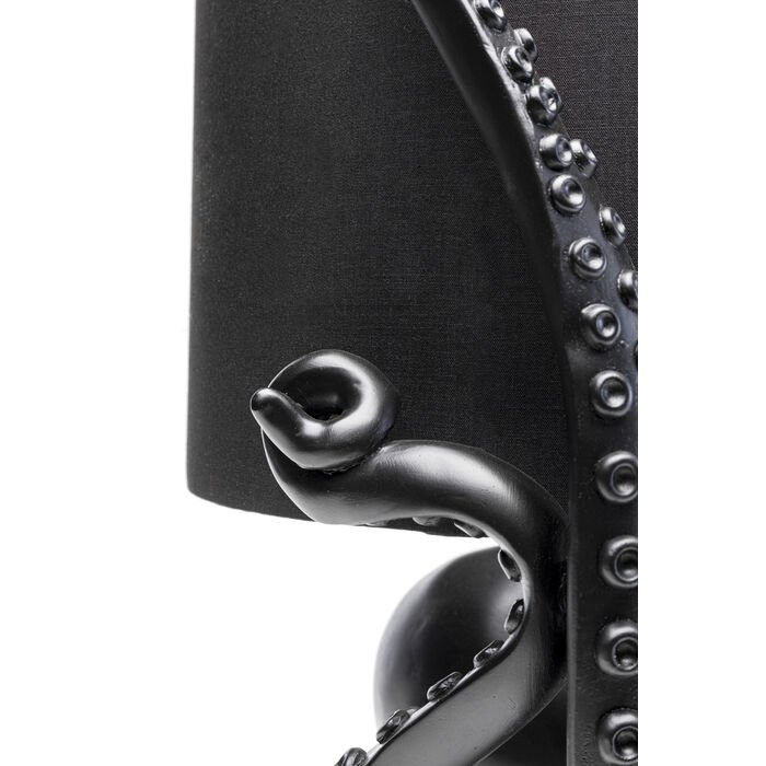 KARE DESIGN Octopus bordlampe - sort polyester og sort polyresin