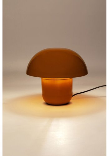 KARE DESIGN Mushroom bordlampe - gul emalje stl