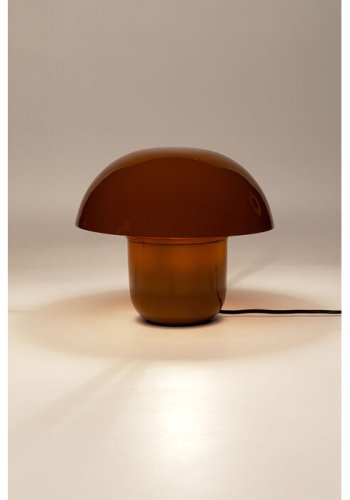 KARE DESIGN Mushroom bordlampe - brun emalje stl