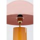 KARE DESIGN Josy Tischleuchte - rosa und ockerfarbener Emaille-Stahl
