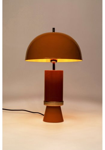 KARE DESIGN Josy bordlampe - gul og okkergul emalje stl
