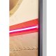 KARE DESIGN Jetset Lean Lady billede, m. LED lys og ramme - multifarvet akryl (120x80)