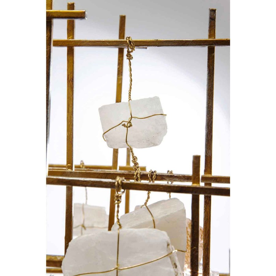 KARE DESIGN Sten Mobil Taklampa - Guldstl och Vit Sten