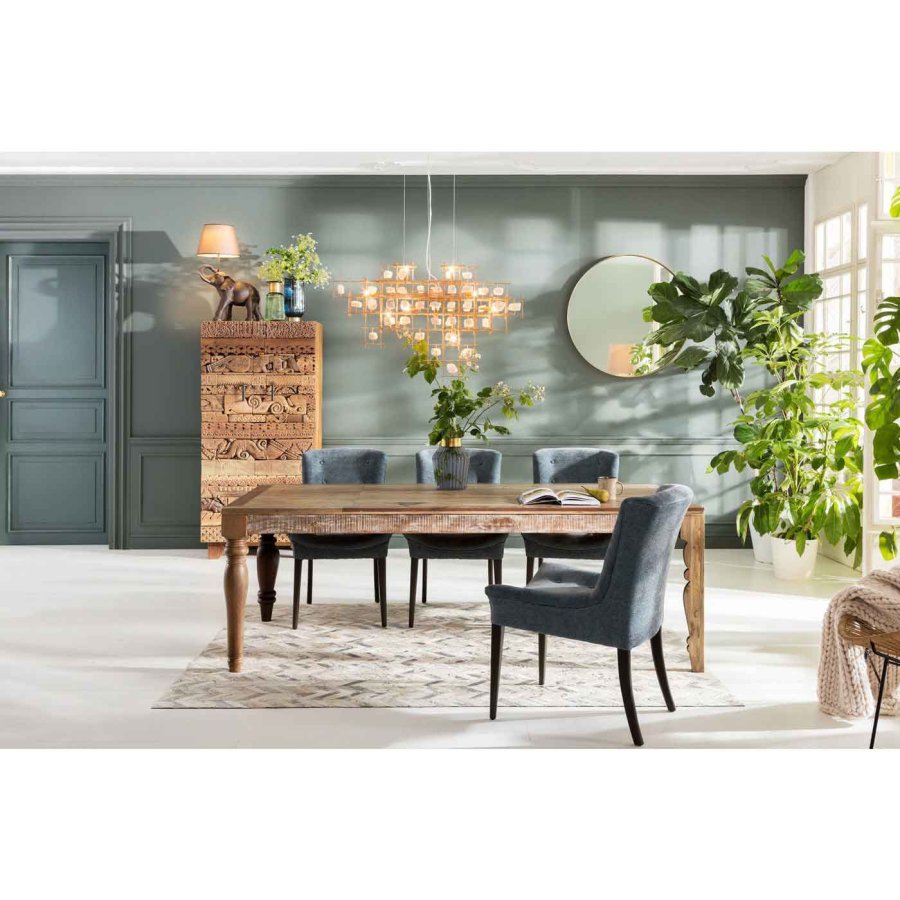 KARE DESIGN Sten Mobil Taklampa - Guldstl och Vit Sten