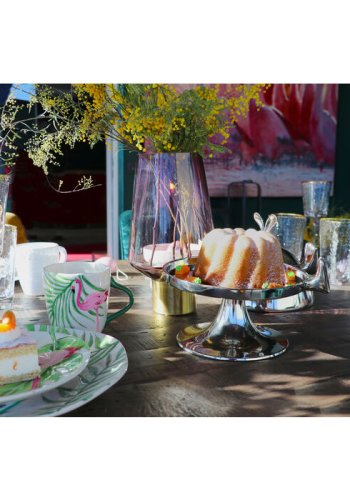 KARE DESIGN Hommage hvitvinsglass, med struktur og gullkant, hndlaget - klart glass (H:22)