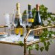 KARE DESIGN Hommage champagneglass, med struktur og gullkant, hndlaget - klart glass (H:26)