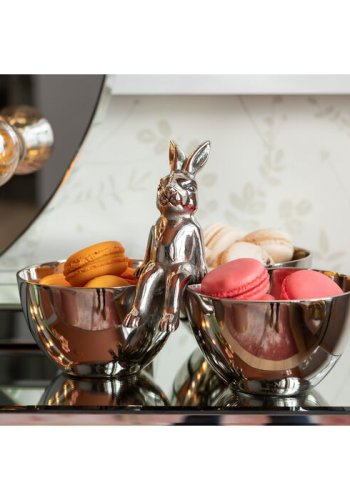KARE DESIGN Bunny Tre skl - slvforniklet aluminium (H:18)
