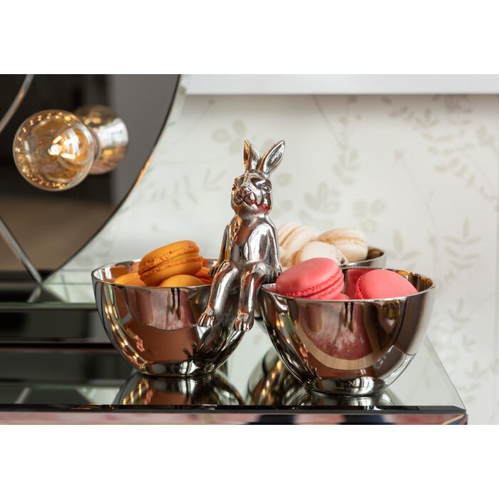 KARE DESIGN Bunny Tre skl - slvforniklet aluminium (H:18)
