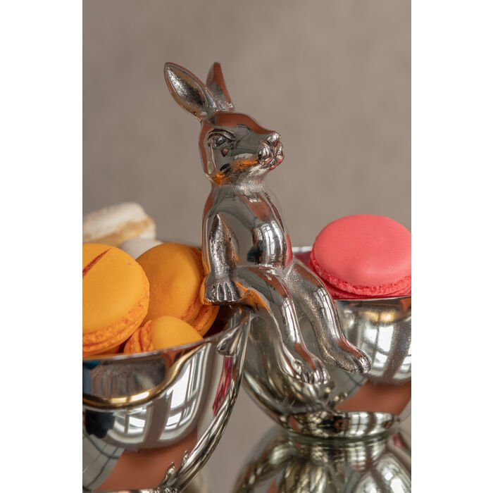 KARE DESIGN Bunny Tre skl - slvforniklet aluminium (H:18)
