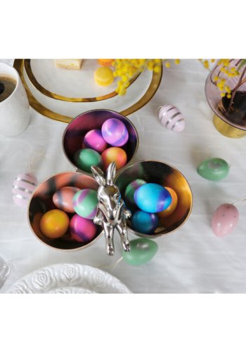 KARE DESIGN Bunny Tre skl - slvforniklet aluminium (H:18)