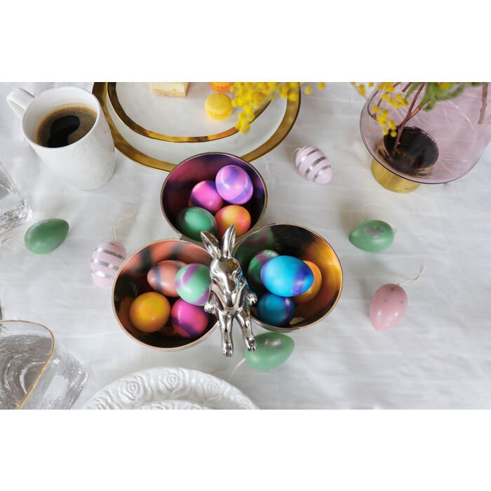 KARE DESIGN Bunny Tre skl - slvforniklet aluminium (H:18)