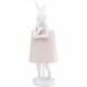 KARE DESIGN Animal Rabbit bordlampe - hvid polyresin/stl/hrlrred 
