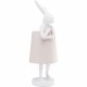 KARE DESIGN Animal Rabbit bordlampe - hvid polyresin/stl/hrlrred 
