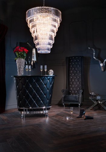 KARE DESIGN Rose Multi Chrome vase, stor - krom fajance (21,5)