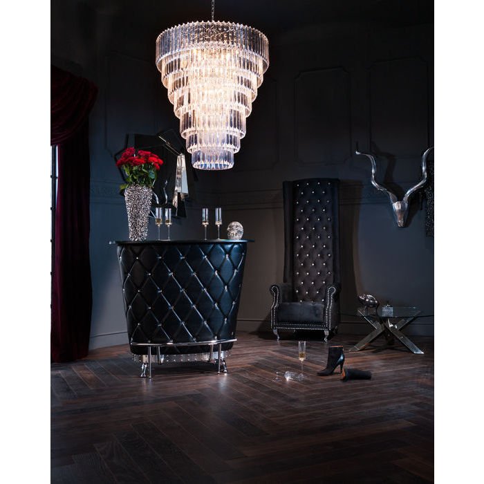 KARE DESIGN Rose Multi Chrome vase, stor - krom fajance (21,5)