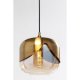 KARE DESIGN Golden Goblet loftlampe - farvet glas/messingbelagt stl, rund (25)